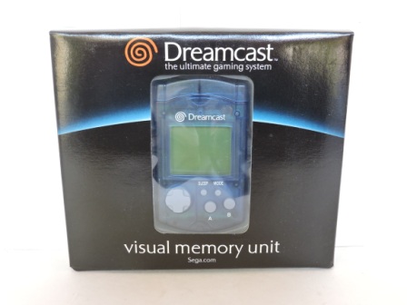 Dreamcast VMU Memory Unit (Blue) (SEALED) - Dreamcast Accessory